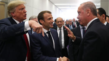 Erdoğan-Macron görüşmesi başladı