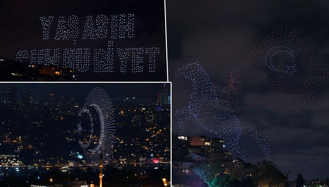 İstanbul Boğazı’nda 2023 dronla 100. yıl gösterisi