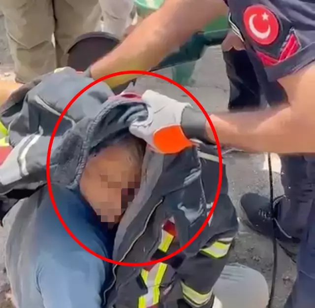 Arkeolojik kazı çalışmalarında başına demir saplanan işçi yaralandı