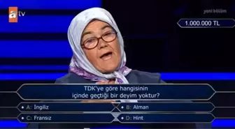 Kim Milyoner Olmak İster’e Günay Teyze damga vurdu! Bir milyonluk soruyu bildi mi?