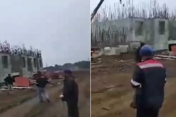 Türk işçiler, 8.8’lik deprem anını kaydetti